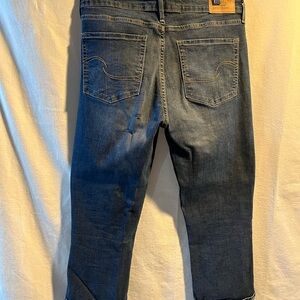 Signature by Levi Strauss Dark Blue Cropped Jeans